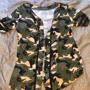 Medium Camo Stoned Hiphop costume top